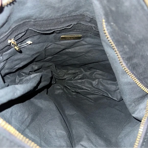 ✨BOGO 1/2 ✨ Rare Vintage Bottega Veneta suede handbag black - Picture 11 of 16